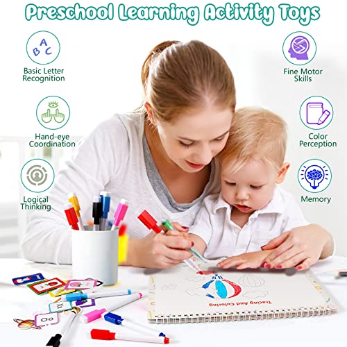 Busy Book For Toddlers Learning Toys: Montessori Toys For 3 4 5 6 Years Old Kids Preschool Learning Activities Newest 32 Themes Early Educational Sensory Toy Autism Activity Book Gifts For Boys Girls #TOP4
