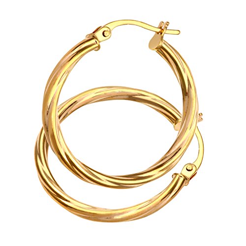 Preisvergleich Produktbild Citerna Damen-Creolen 375 Gelbgold 9 karat 20 mm Durchmesser