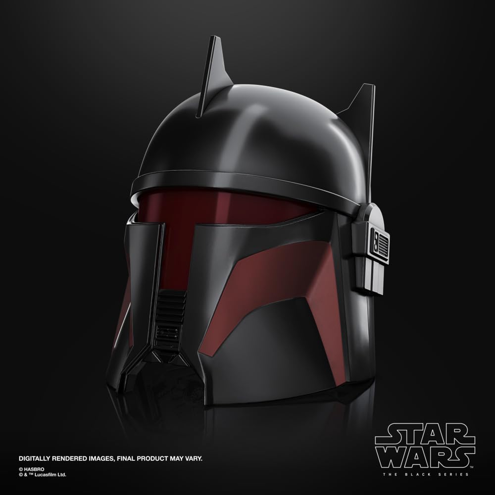 Star Wars Hasbro, Casco di Moff Gideon BL Sight Electronic, Elmetto Giocattolo Ispirato a The Mandalorian, Giochi di Halloween, Design Premium per Ragazzi e Ragazze dai 14 Anni in Su