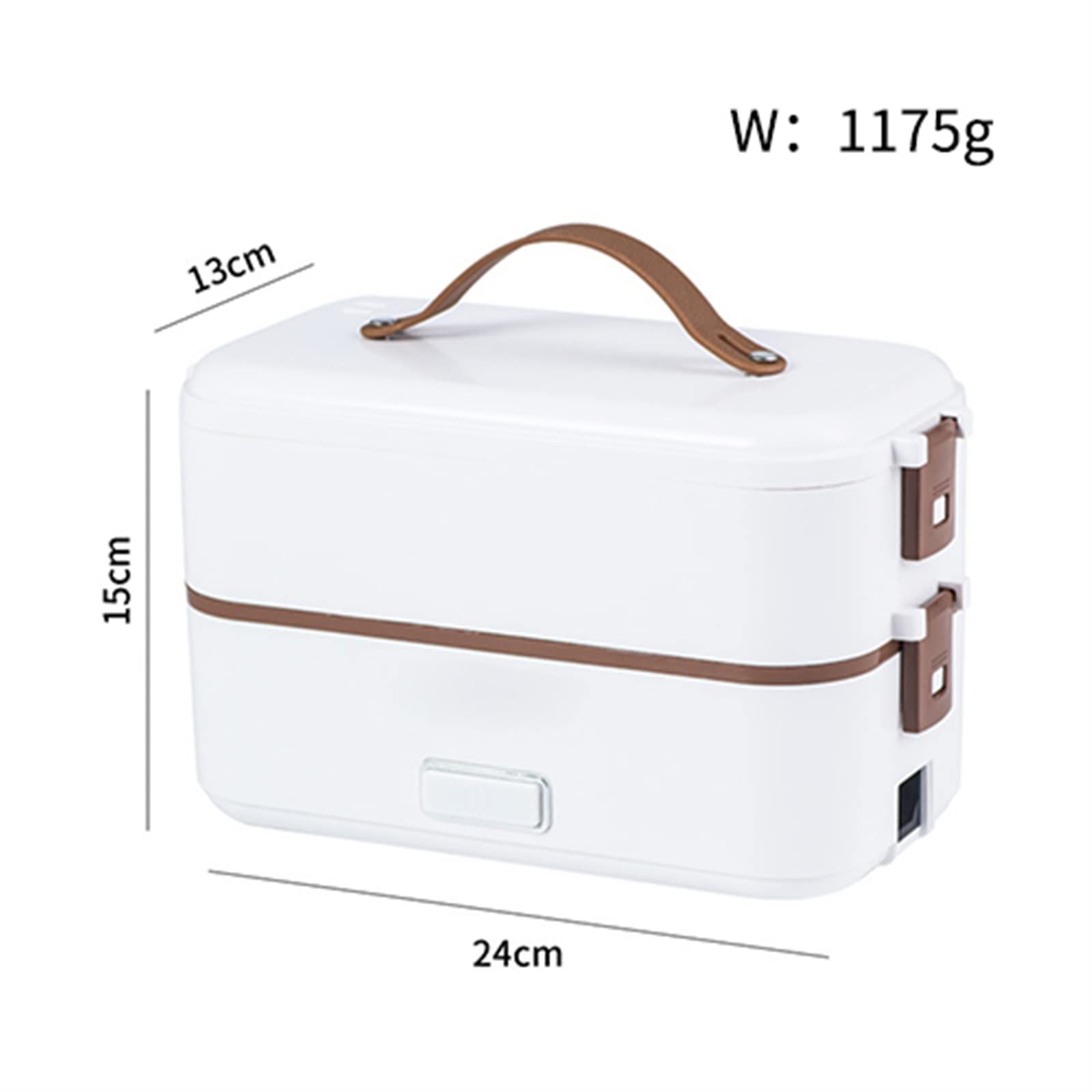 JINGYAN Boîte à bento Electric Portable Cooking Heating Lunch Box Stainless Steel Liner Insulation Portable Plug-in Electric Heating Cooker Steamer(Pink)