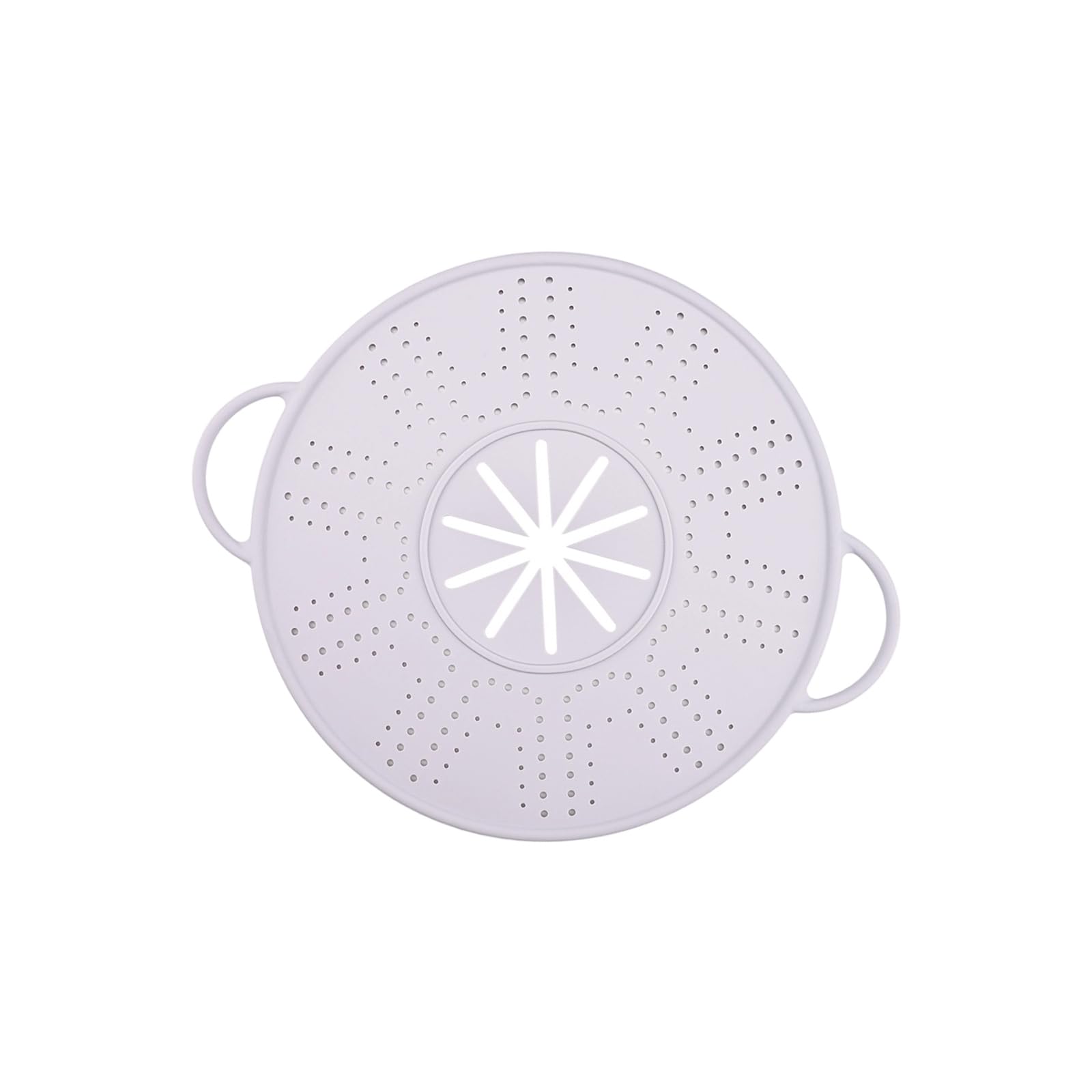 Xinsheinelry Dishwasher Safe Elastomer Oil Strainer Lid Spatter Proof Protect Heat Immune for Various Cookware Kitchen Essential Simmering Spill Lid