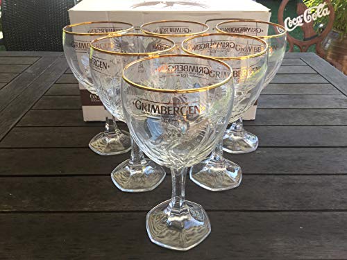 ICHNUSA - Set 6 bicchieri birra 0,4L con scatola + 6 sottobicchieri - NUOVI