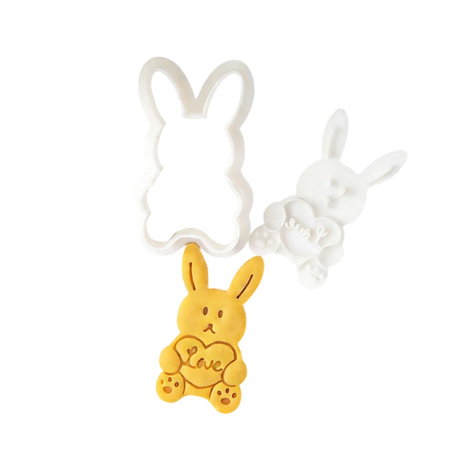 Shurhome Heartwarming Animal Cookie Stamps for Adult to Make Romance Valentine Desserts Easily Safe Kitchen Baking Molds Kids Baking Supplies