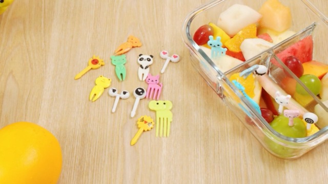 28 Forchette Da Frutta Con Animali - Colorate, Riutilizzabili, Per Feste E Bambini - Foto 11