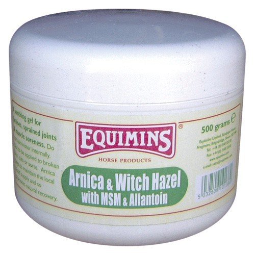 Equimins Arnica and Witch Hazel Gel 500g - Clear, 500g