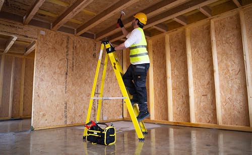 The Workplace Depot 6 Tread Fibreglass Step Ladder – Lightweight, Stable & EN-131 Certified – Professional-Grade Ladder for Electrical & Industrial Use 9 The Workplace Depot 6 Tread Fibreglass Step Ladder – Lightweight, Stable & EN-131 Certified – Professional-Grade Ladder for Electrical & Industrial Use - Image 9