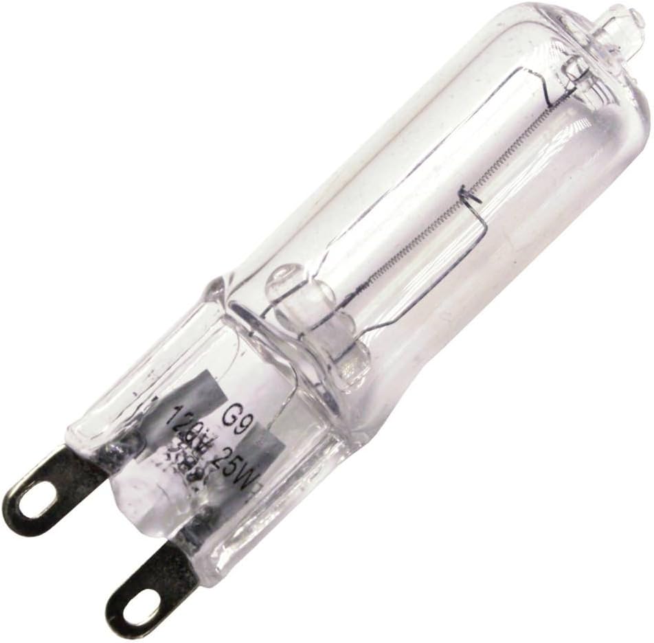 Bulbrite LED Mini T4 Non-Dimmable Bi-Pin Base (G9) Light Bulb 30 Watt Equivalent 3000K, Clear 2-Pack