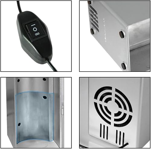 Miniatura 4 de Riloer Mini refrigerador USB magnético de doble uso para 5 V, 10 W, enfriamiento 46.4-48.2 F, calefacción 104.0-149.0 F, oro rosa