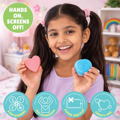 Image of Kalakaram Kids Soap Making Kit - DIY Craft & Activity Set for Kids (Ages 6-12) with Molds, Colors, and Educational Fun - Creative Birthday Gift for Boys & Girls
