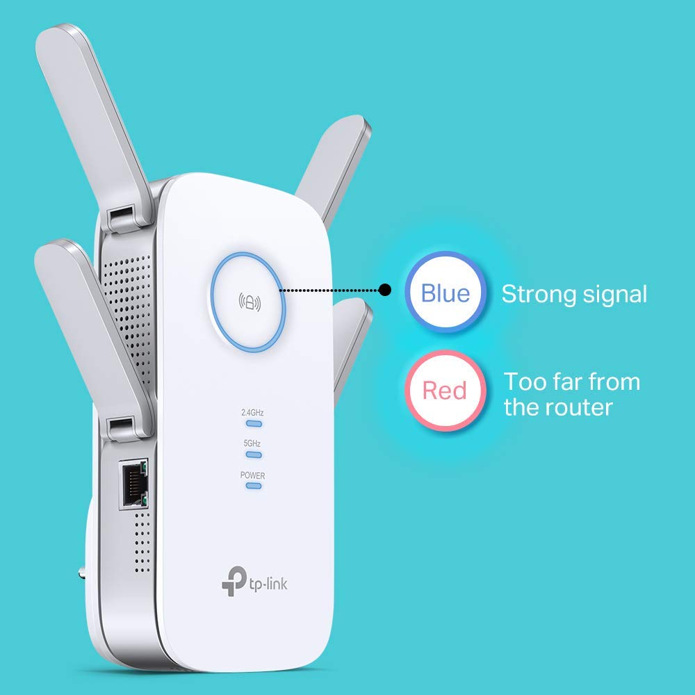TP-LINK Ripetitore WiFi (Compatibilità Universale, Facile Installazione) Bianco Bianco Wi-Fi AC Ultra-rapido (Ricondizionato)