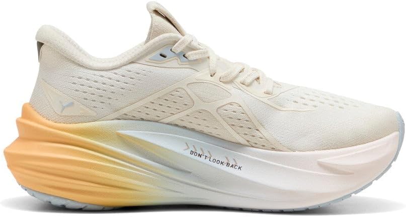 PUMA Women's Magmax Nitro 2 Running Shoes, Warm White-Lucite, Size 6 B Medium US