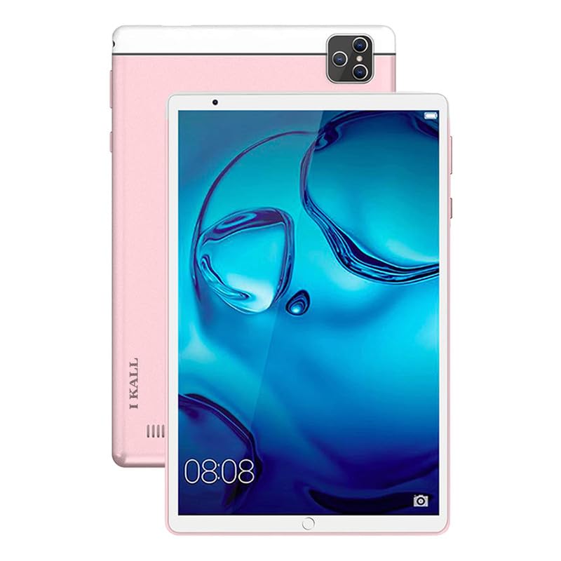 IKALL N17 4G Tablet | 1.6 Ghz Octa Core Processor | 3 GB RAM, 32 GB ROM Expandable Upto 128 GB | 8 inch HD Display (20.32 cm) | Dual Sim, Cellular Volte/LTE, WiFi Calling – Pink