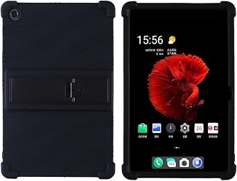 Case for Alldocube iPlay 50/50 Pro 10.4 inch Tablet Soft Silicone Adjustable Stand Shockproof Rubber Shell Protective Cover Black
