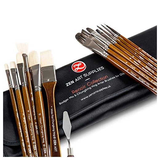 Versatile 14pc Oil and Acrylic Brush Set