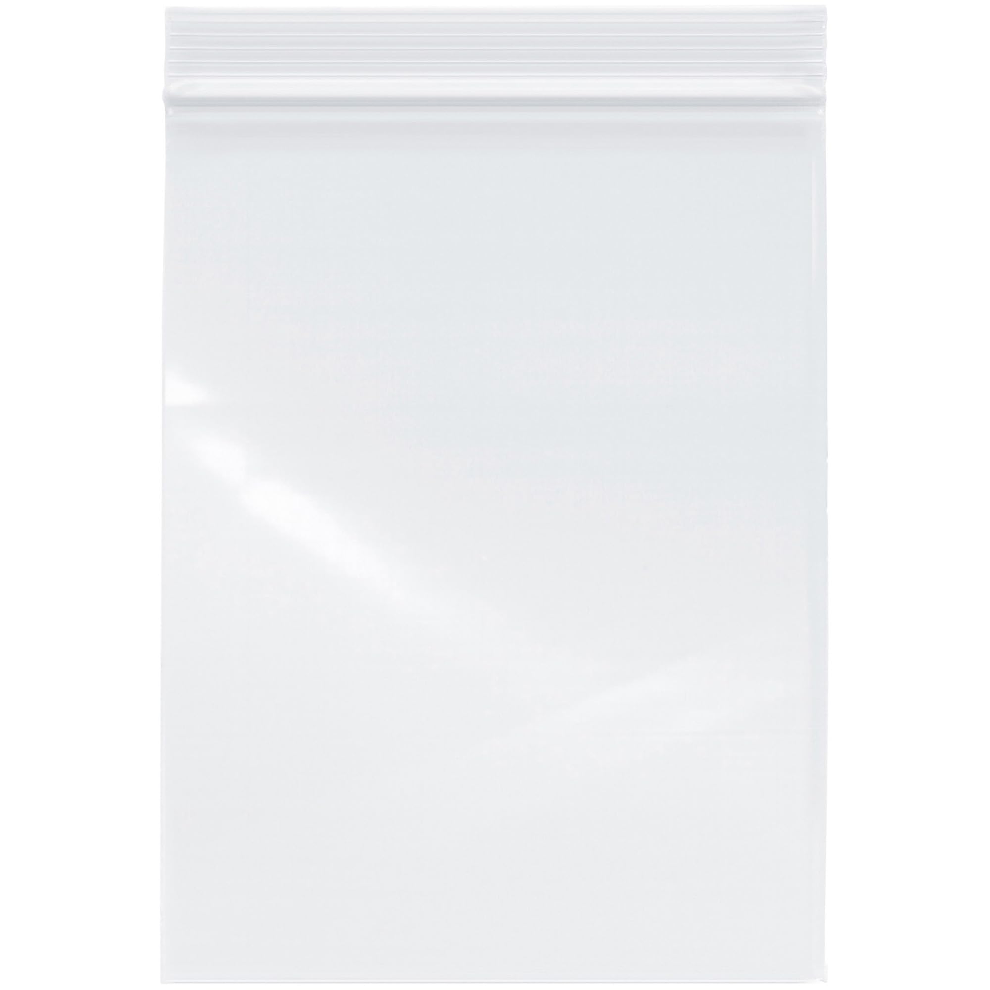 Plymor 6" x 8" (Case of 1,000), 4 Mil Heavy Duty Zipper Reclosable Plastic Bags