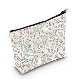 WZMPA Mahjong Luck Cosmetic Bag Mahjongs Inspired Gift Mah-jong Zipper Pouch Bag Mahjongs Merchandise (Mahjong)