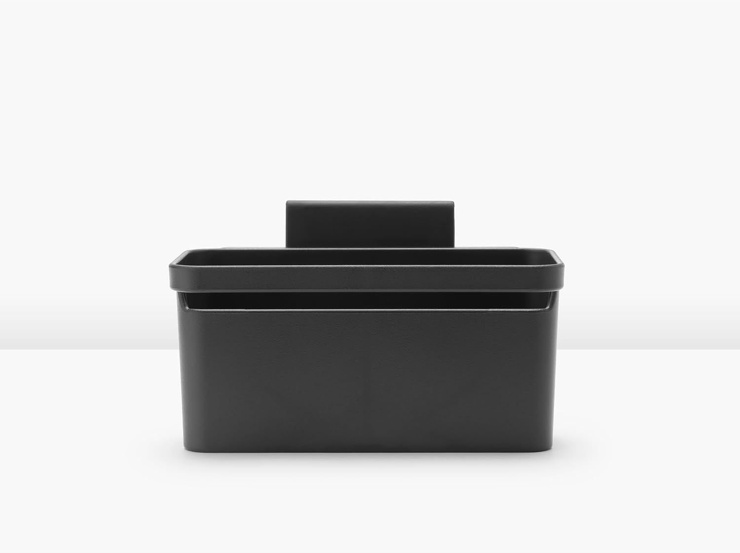 Brabantia Brabanta SinkSide in-Sink Organizer (Dark Gray) Tidy Storage/Drainage Container with Suction Cups for Kitchen Sink Sponges, Cloths, Dishsoap