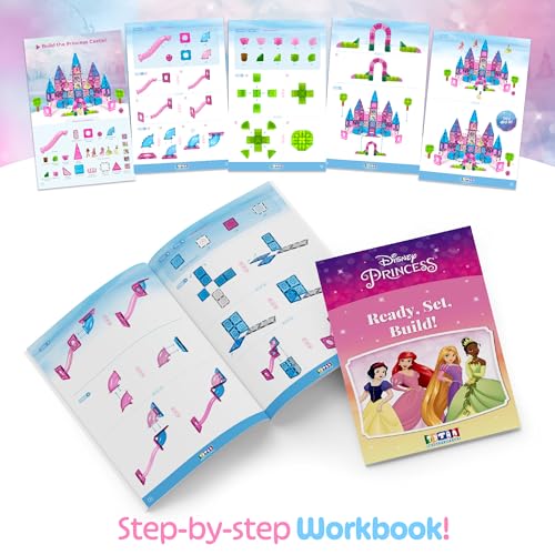 Tytan Disney Princess 172-Piece Magnetic Tiles Castle Set with Marble Run — view 4