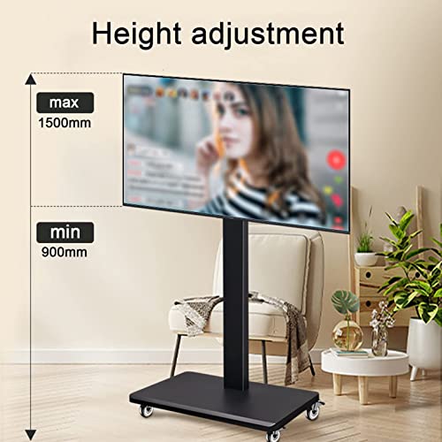 Soporte para TV móvil con ruedas para pantallas 32-60 pulg. miniatura 3
