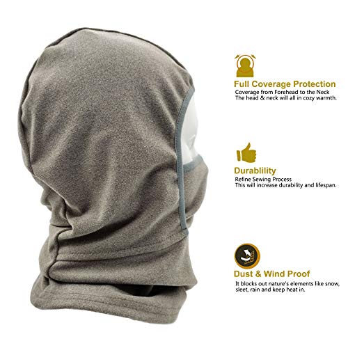 Image of Kids Balaclava Ski Mask Windproof Fleece Neck Warmer Gaiter Winter Face Warmer for Cold Weather Boys Girls