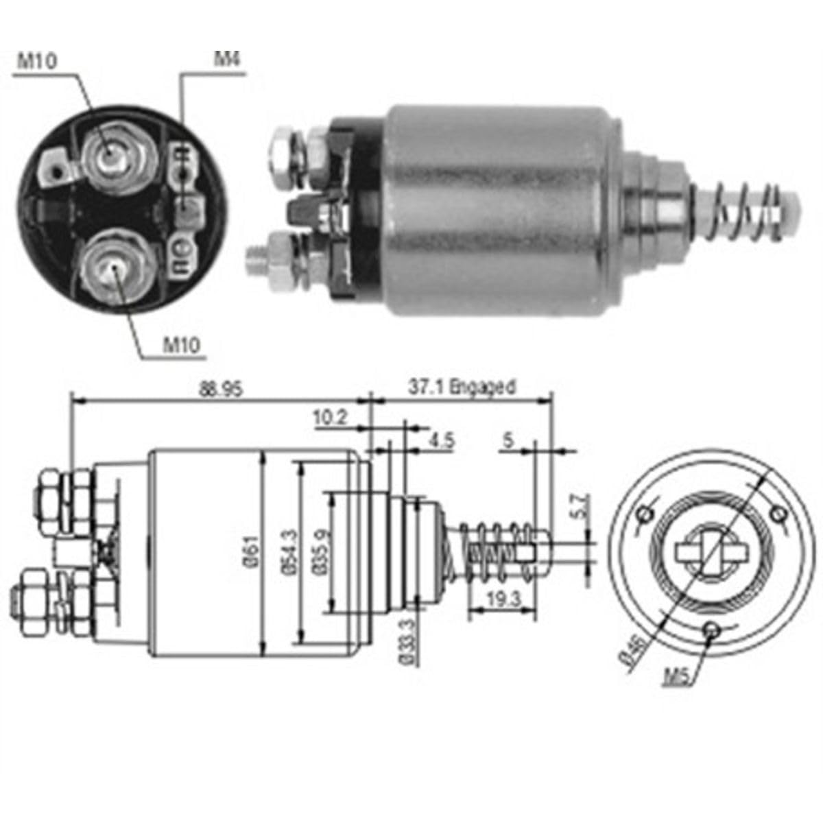 Magneti Marelli 940113050189 Magnetschalter, Starter : Amazon.de 