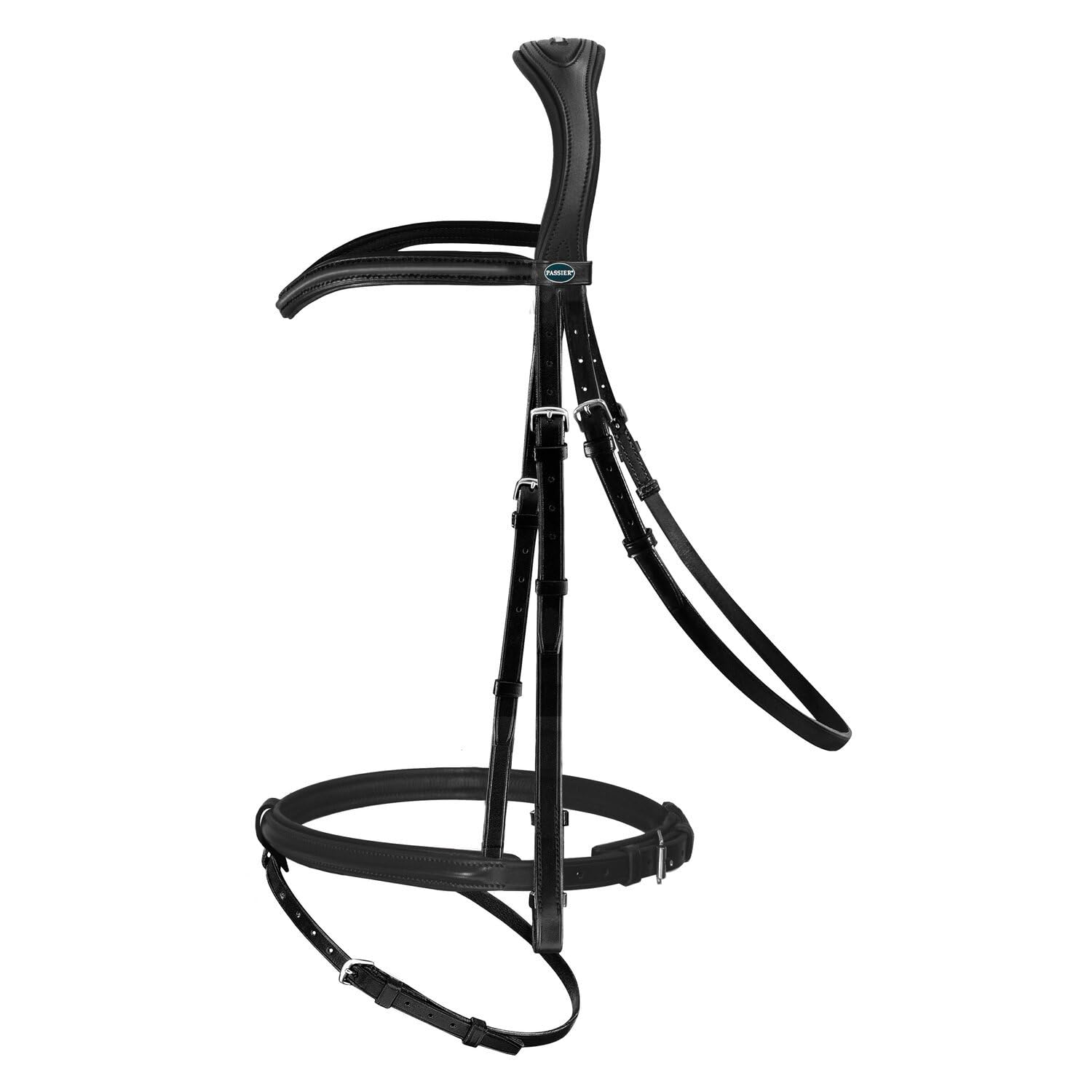 Kandare Normandie Montar Full WB Noir bride de dressage anatomique pour cheval