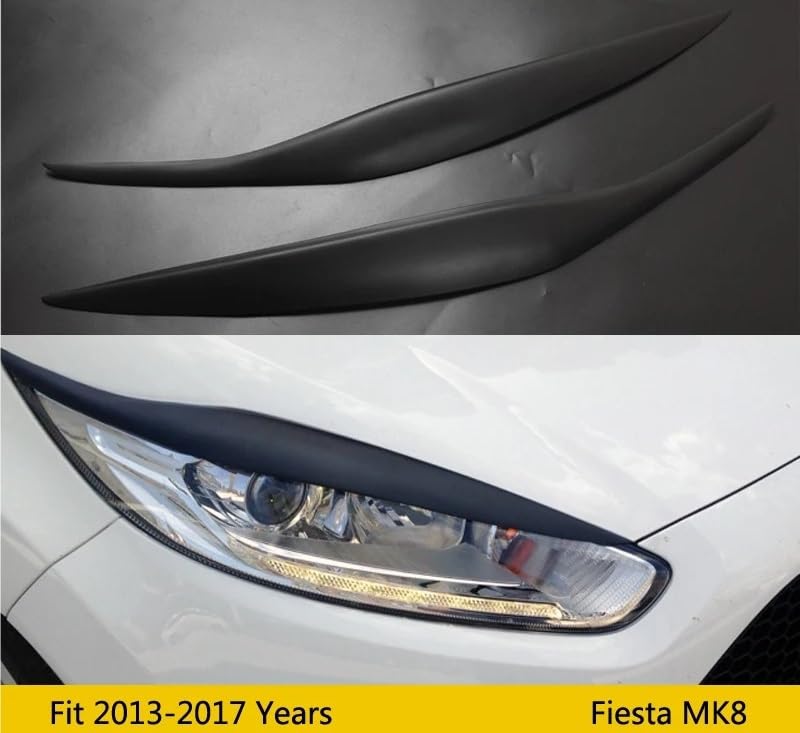 Naklejka na przedni reflektor samochodowy brwi