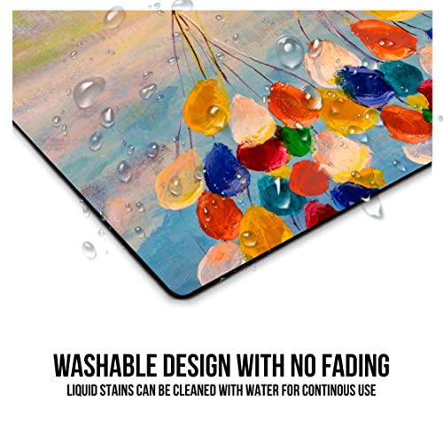 Image of PAPER PLANE DESIGN Mouse Pad Designer Anti Skid Mouse Pads for Desktop and Laptop Computers. D418