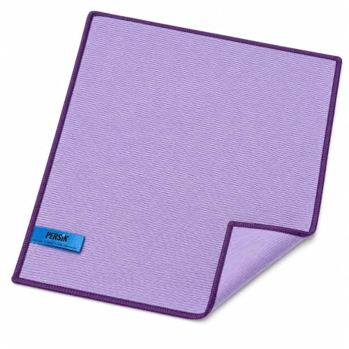 Pure Sky Window & Glass Cleaning Cloth Patented DUO-FECT Technology Streak-Free, No Chemicals, Removes Up to 99% of Bacteria with Water Only Reusable Microfiber Cleaner for Windows, Mirrors, Cars