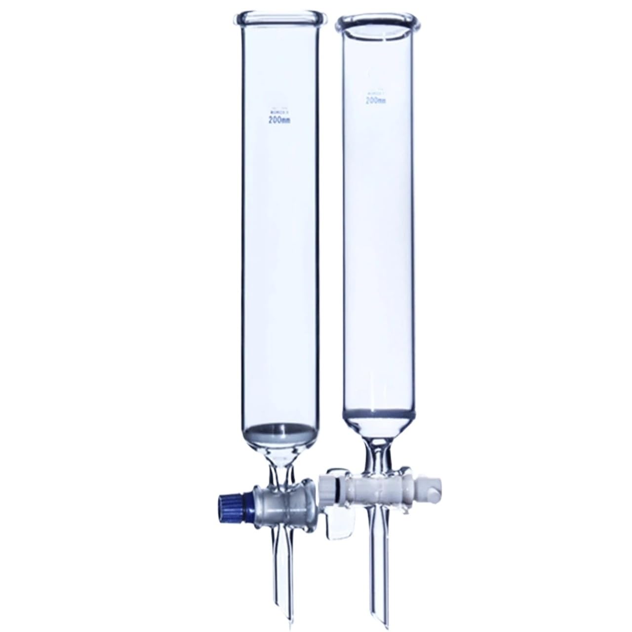 16/22/30/40mm 200/300400mm Gläser Arena Núcleo Cromatografía Columna Labrotary Cristalería Experimento químico(40x200mm Glass)