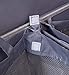 BirdRock Home Double Laundry Hamper with Lid and Removable Liners | Linen | Easily Transport Laundry | Foldable Hamper | Cut Out Handles