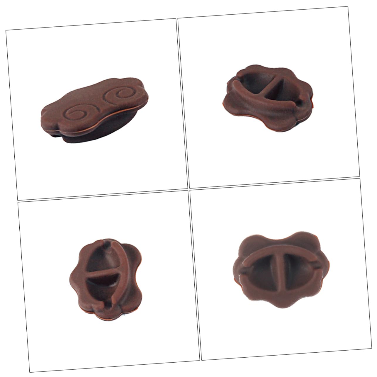 BESPORTBLE Chinese Erhu Filter Pads for String Instrument Parts Accessories Coffee Color High Sensitivity Durable Sound Dampening for Traditional Music Enthusiasts