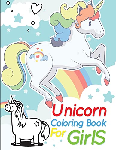 Unicorn Coloring Book for Girls: unicorn coloring book for kids & toddlers - activity books for preschooler