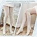 Jiuguva 2/4 Pairs White Lace Tight Hollow out Knitted Patterned Tight for Women Lace Heart Stockings Fishnet Bridal Pantyhose(4 Pcs,Fresh Style)