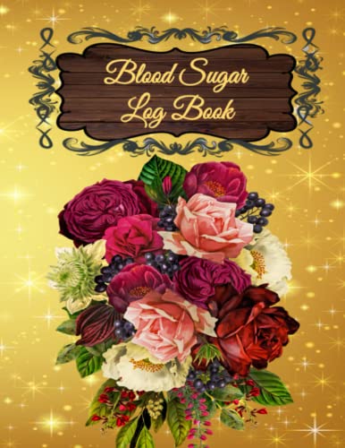 Blood Sugar Log Book: Track Your Diabetes Glucose Blood Sugar Levels Before And After Meals, LARGE PRINT, Weekly 2 YEAR Log Book, 108 Pages, 8.5 X 11 ... Logbook, Diabetic Diary, For Senior Citizens