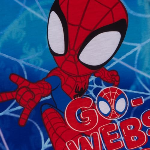 Pyjama Spiderman en coton pur ensemble de nuit respirant et résistant lot de 2 - 3