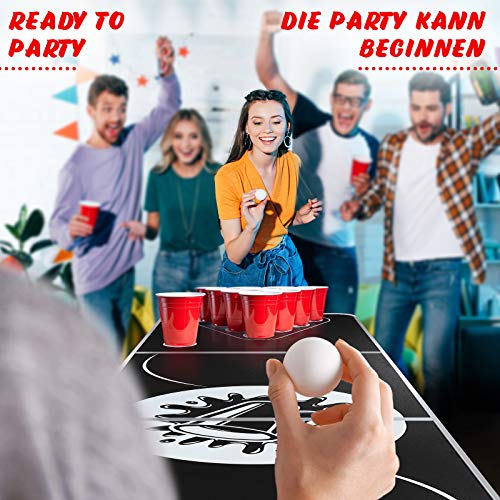 Bier-Pong-Tisch Set von Jago für Erwachsene