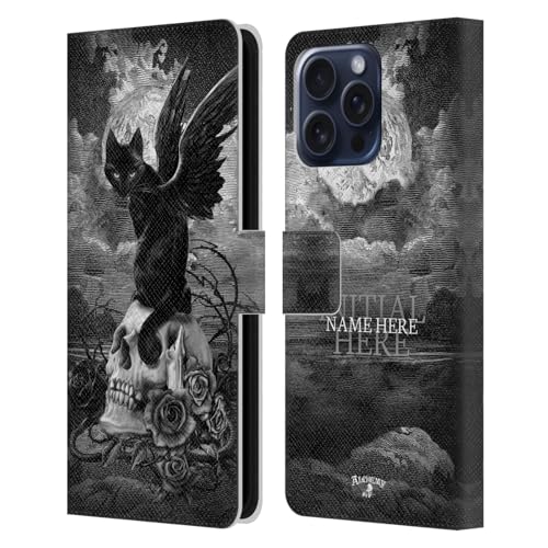 Coque en Cuir iPhone 16 Pro Max Alchemy Gothic Style Personnalisé