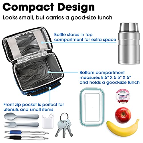 Image of J World Corey Kids Lunch Bag. Insulated Lunch-Box for Boys Girls, Totem