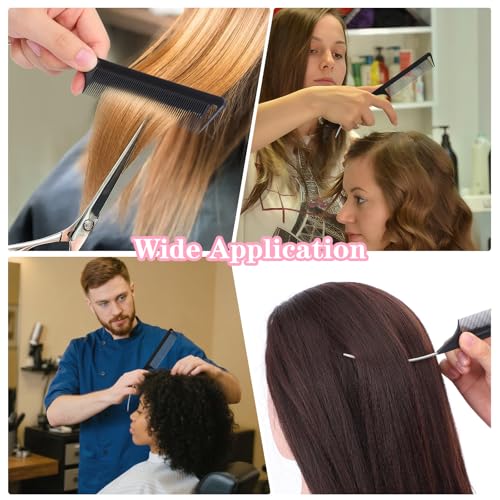6 Peines Rat Tail Curvos para Peinar y Estilizar miniatura 4
