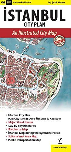 Istanbul City Plan, An Illustrated City Map Map – September 1, 2014