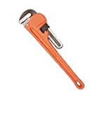 Edward Tools Pipe Wrench - Heavy Duty Heat Treated Steel Plumbing Wrench Tool - Forged Hook Jaw for Superior Grip - Quick Adjustment Nut (12