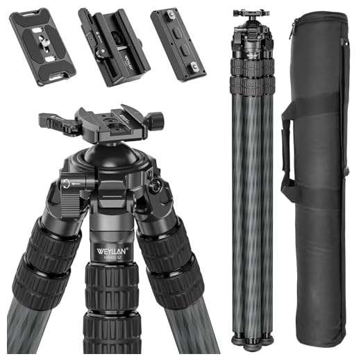 WEYLLAN HN403 Carbon Fiber Tripod