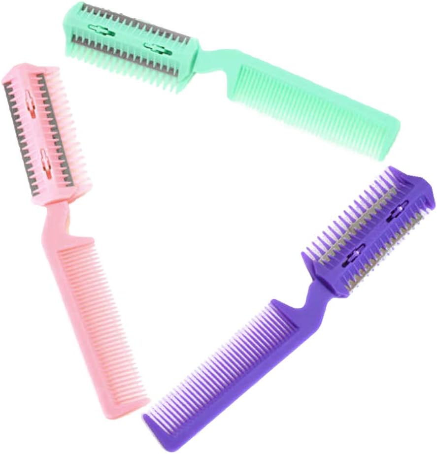 comb with razor for cutting dog hair