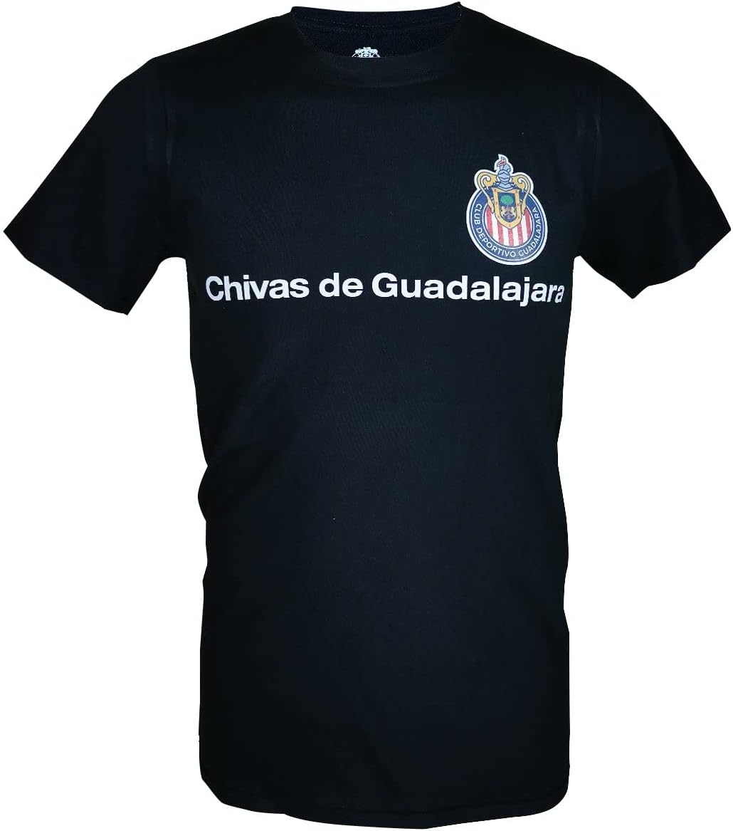 Icon Sports Men Chivas De Guadalajara Officially Licensed Soccer T-Shirt Cotton Tee -05