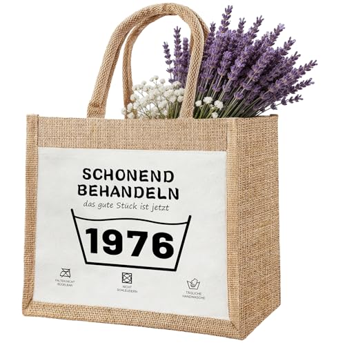 Jutetasche kleines geschenk für 50 frauen Jute Tote Bag ruhestand geschenk