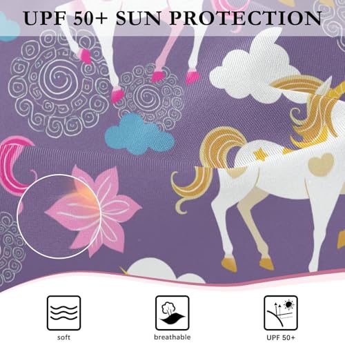 Image of Girls One Piece Swimsuits Long Sleeve Swimsuit Zipper Bathing Suits Swimwear