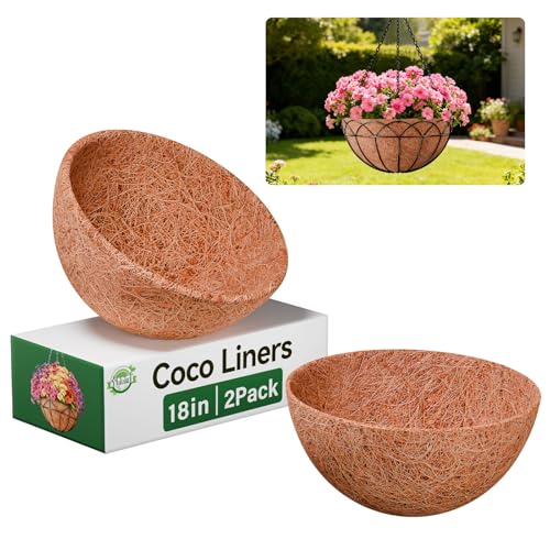Halatool 2 Pack 18 Inch Coco Liners