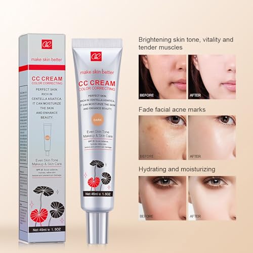 Crema CC Que Cambia De Color Coreana, Cuidado De La Piel Y Maquillaje 2 En 1, SPF 25, Hidratante, Duradera y Ajuste de Color, para un Acabado Perfecto - imagen 3