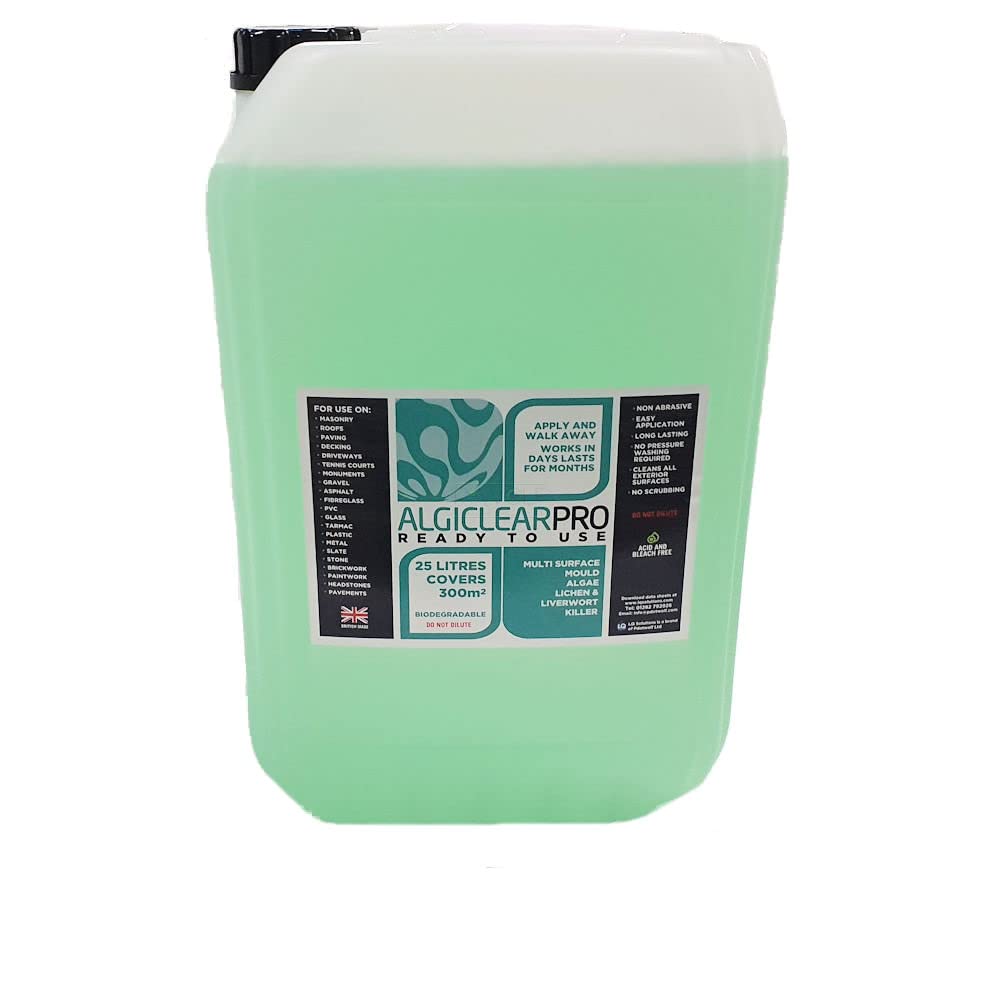 Buy Algiclear Pro Algae, Mould & Liverwort Remover 25L Concrete